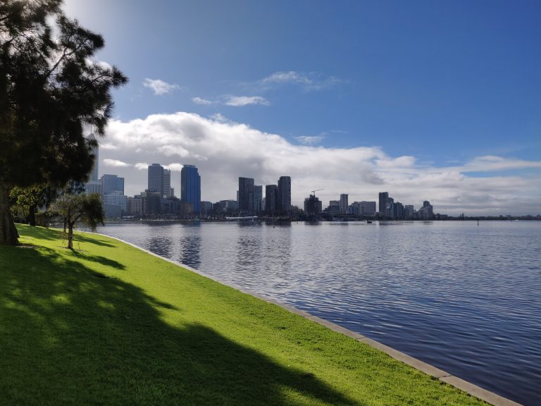 Vue sur la ville de Perth