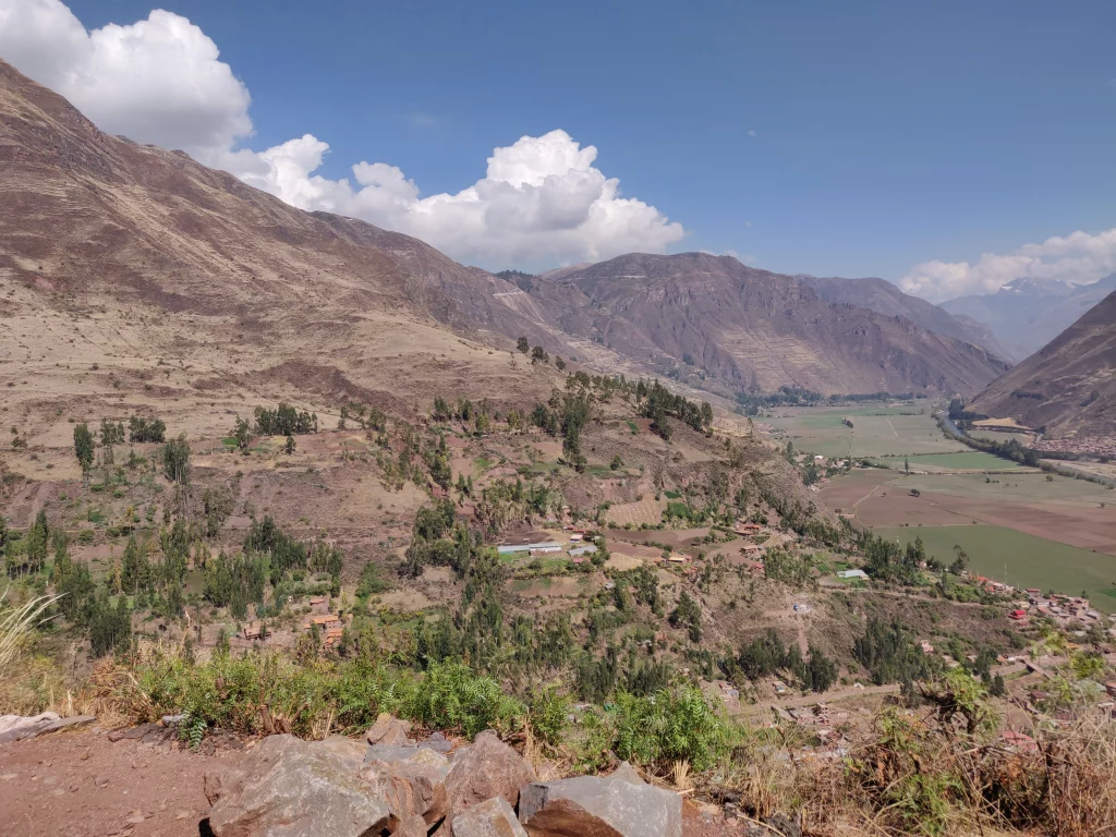 Autre photographie de la vallée sacrée de l'inca.