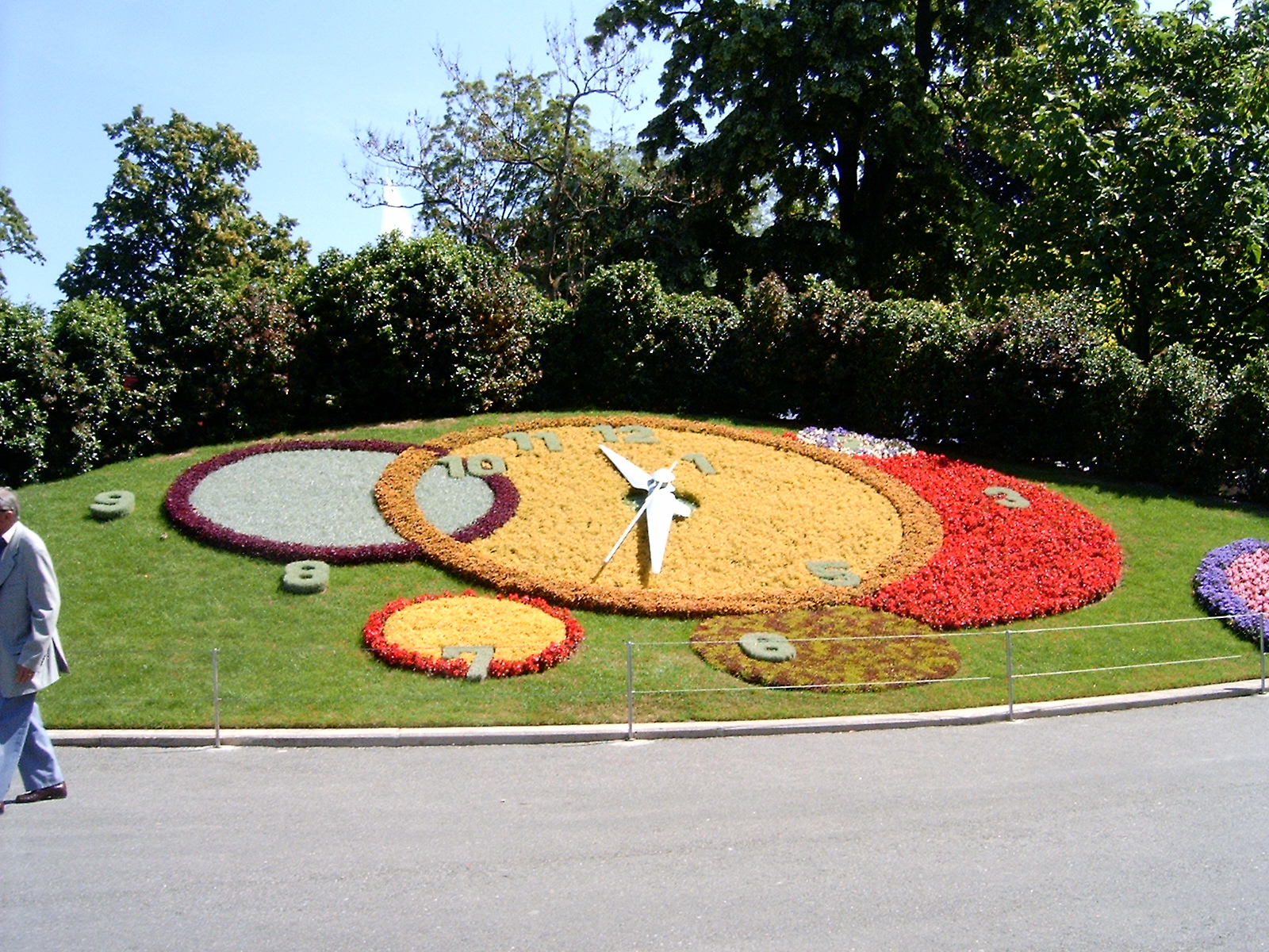 Horloge fleurie de genève