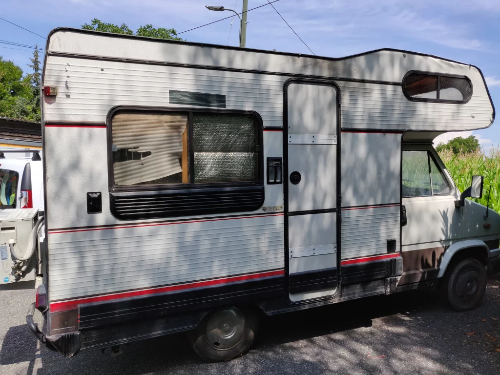 Le camping car de Tim et de sa famille