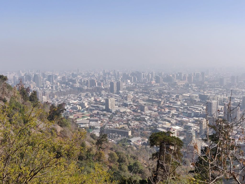 Voyager à Santiago permet de voir ce genre du vue !